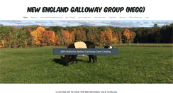 Desktop Screenshot of newenglandgallowaygroup.com