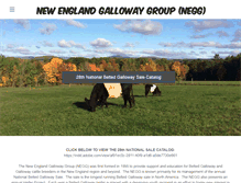 Tablet Screenshot of newenglandgallowaygroup.com